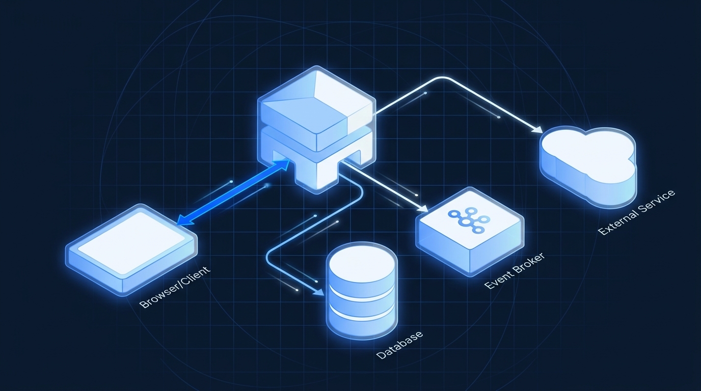 Beispiel: C4 Container-Diagramm eines Services